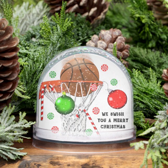 Navidades de baloncesto Holiday Gift Snow Globe (Invierno)
