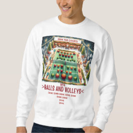 Navidades de baloncesto, suéter de Navidades feos