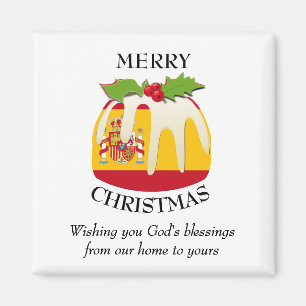 NAVIDADES DE BANDERA ESPAÑOLA Poniendo el imán