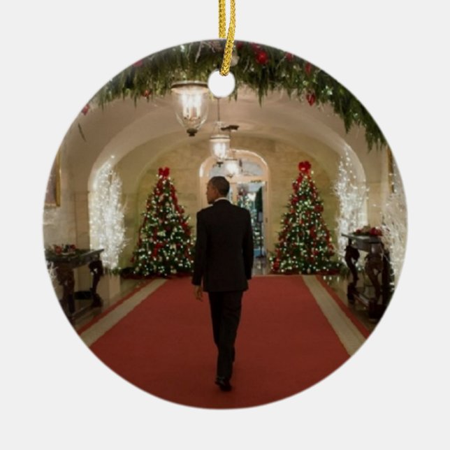 Navidades de Barack Obama - Ornamento (Frente)