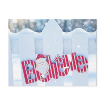 Navidades DE BELIEVE | TARJETA POSTAL DE LA FOTO D