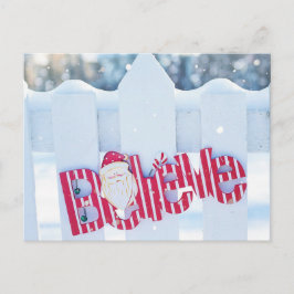 Navidades DE BELIEVE | TARJETA POSTAL DE LA FOTO D