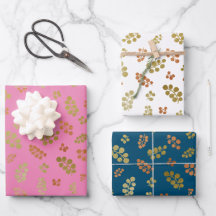 Navidades de Berries mixtos entregan hojas de pape