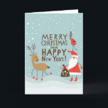 Navidades de bienvenida y tarjeta de Año Nuevo<br><div class="desc">Navidades de felicitación y tarjeta de Año Nuevo © y ® Bigstock® - Todos los derechos reservados.</div>