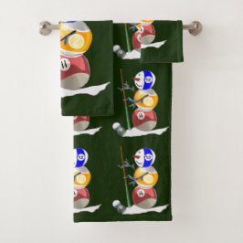 Navidades de Billiard Ball Snowman