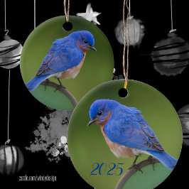 Navidades de Bluebird 2021 Ornamento cerámico