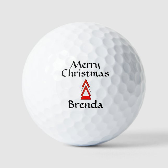 Navidades de bolas de golf #Brenda por dalDesignNZ (Anverso)