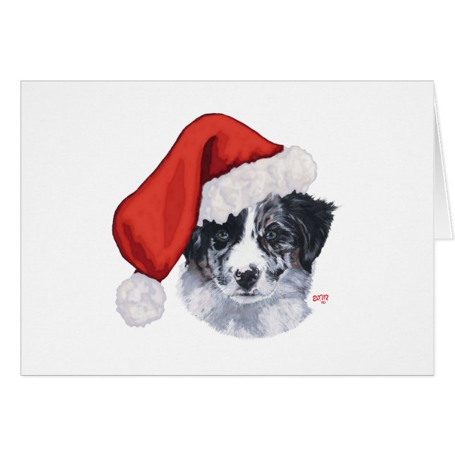 Navidades de Border Collie (Anverso (Horizontal))