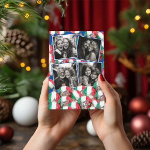 Navidades de Buon Natale saludando a la invitación