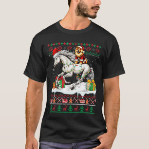 Navidades de caballos de Santa Chow Riding Sweater