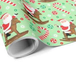 Navidades de caballos ecuestres con papel de relle