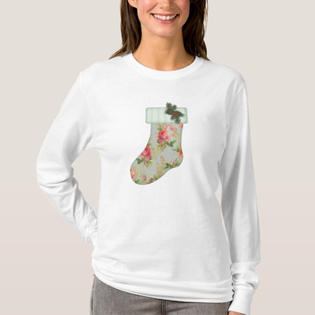 Navidades de cabaña alzando camiseta (Anverso)
