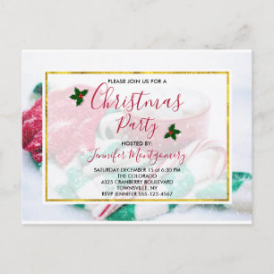 Navidades de cacao   Candy Cane   Invitación Fiest