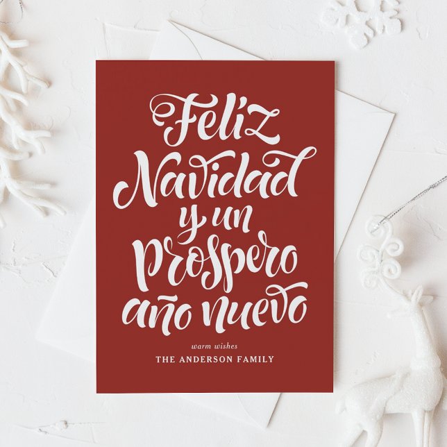 Navidades de caligrafía Red Feliz Navidad (Subido por el creador)