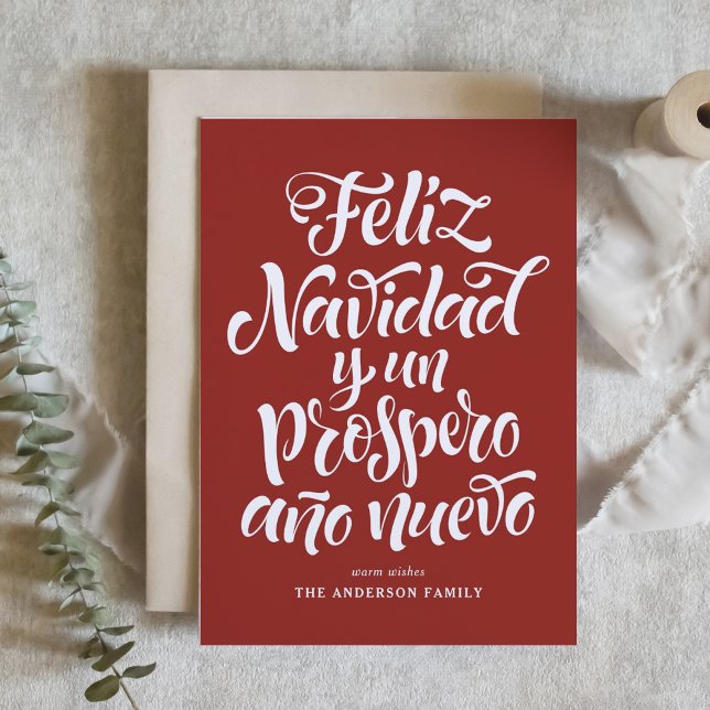 Navidades de caligrafía Red Feliz Navidad (Subido por el creador)