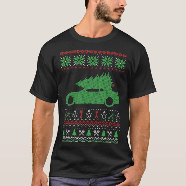 Navidades de Camaro 2016 Suéter Feo XMAS Camaro T (Anverso)