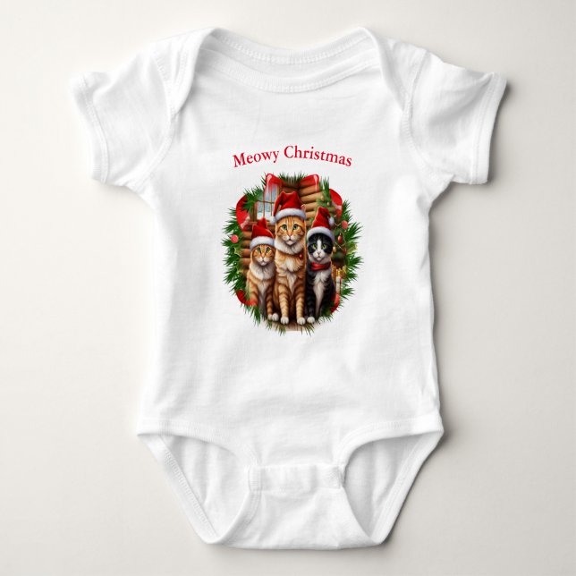 Navidades de camisetas de gatos (Anverso)