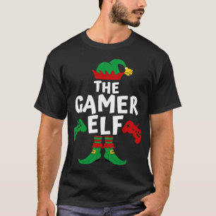 Navidades de Camisetas de la familia Gamer Elf