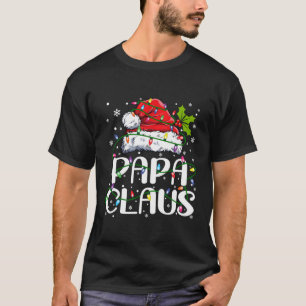 Navidades de camisetas de Papa Claus iluminan Mamá