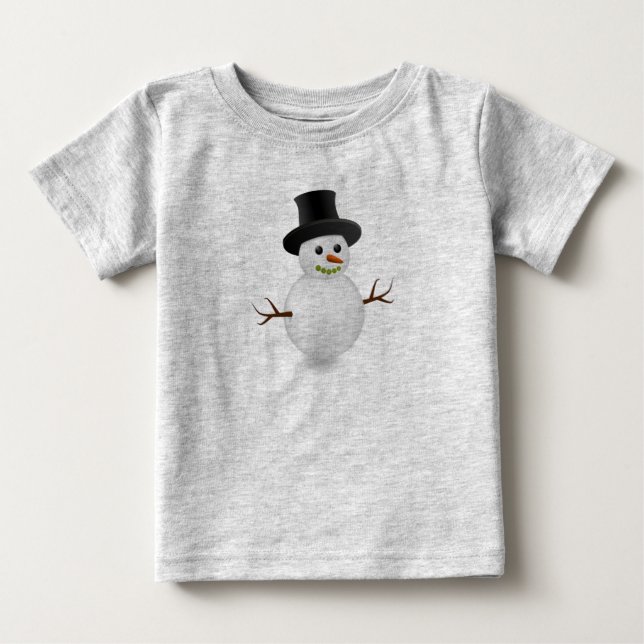 Navidades de camisetas para bebés (Anverso)