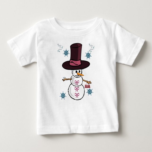 Navidades de camisetas para bebés (Anverso)