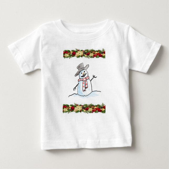 Navidades de camisetas para bebés (Anverso)