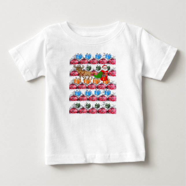 Navidades de camisetas para bebés (Anverso)