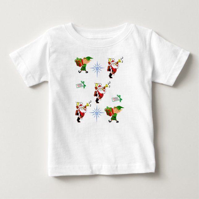 Navidades de camisetas para bebés (Anverso)