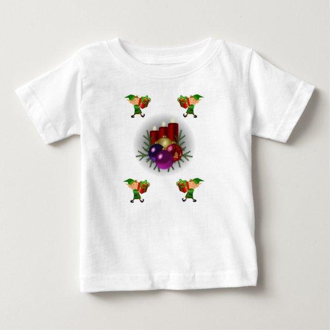 Navidades de camisetas para bebés (Anverso)