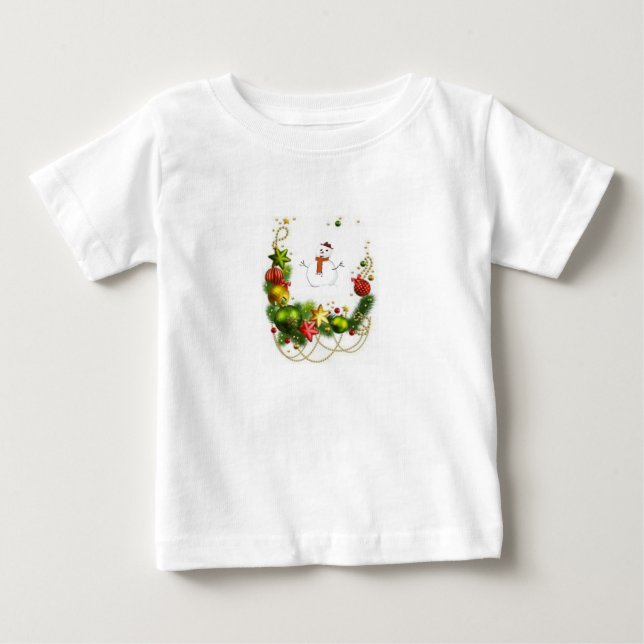 Navidades de camisetas para bebés (Anverso)