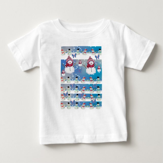 Navidades de camisetas para bebés (Anverso)