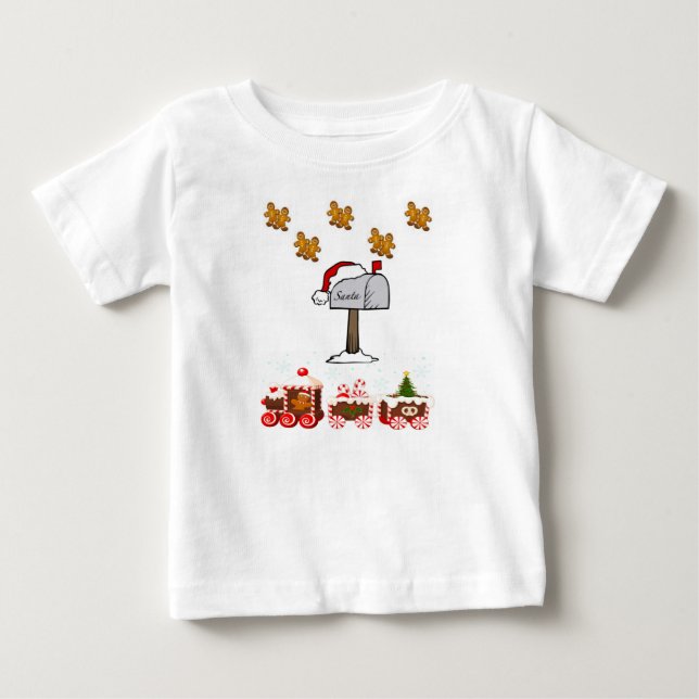 Navidades de camisetas para bebés (Anverso)