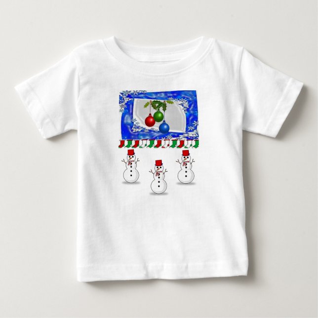 Navidades de camisetas para bebés (Anverso)
