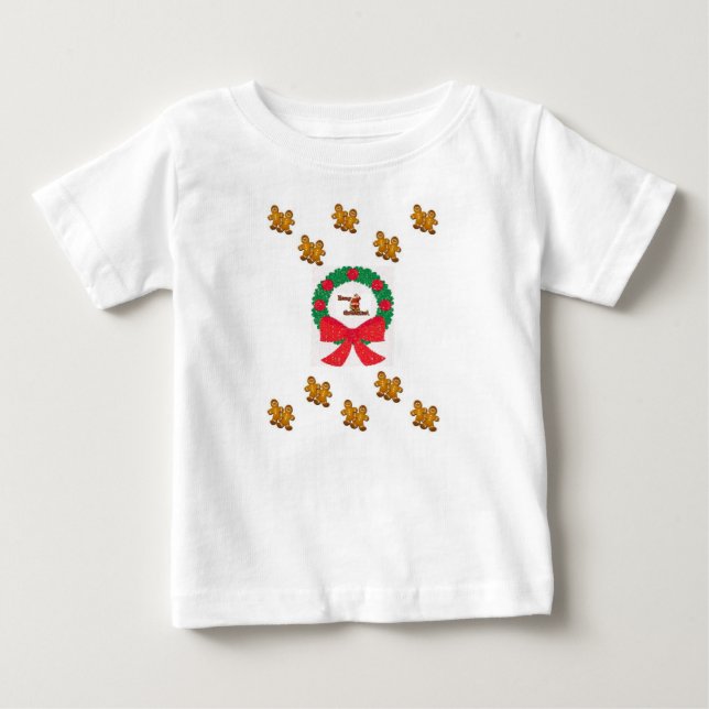 Navidades de camisetas para bebés (Anverso)
