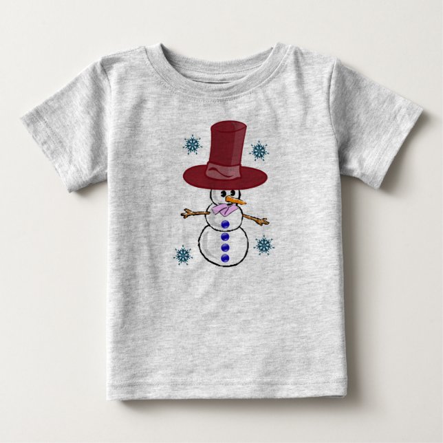 Navidades de camisetas para bebés (Anverso)