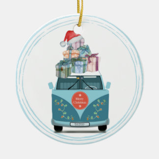 Navidades de Campervan Ornamento cerámico
