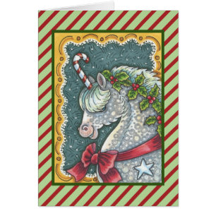 NAVIDADES DE CAÑA DE CANDIDATO UNICORN GREETING CA
