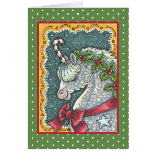 NAVIDADES DE CAÑA DE CANDIDATO UNICORN GREETING CA