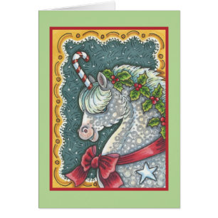 NAVIDADES DE CAÑA DE CANDIDATO UNICORN GREETING CA