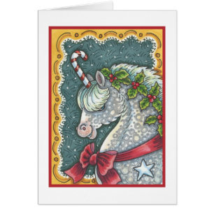 NAVIDADES DE CAÑA DE CANDIDATO UNICORN GREETING CA