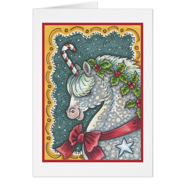 NAVIDADES DE CAÑA DE CANDIDATO UNICORN GREETING CA (Frente)