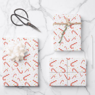 Navidades de caña de dulce envolviendo hojas de pa