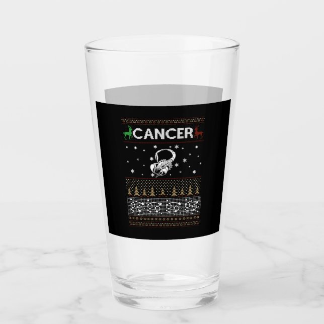 Navidades de cáncer suéter feo (Anverso)