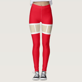 Navidades de Candy Cane de Holiday Sexy Elf Leggin