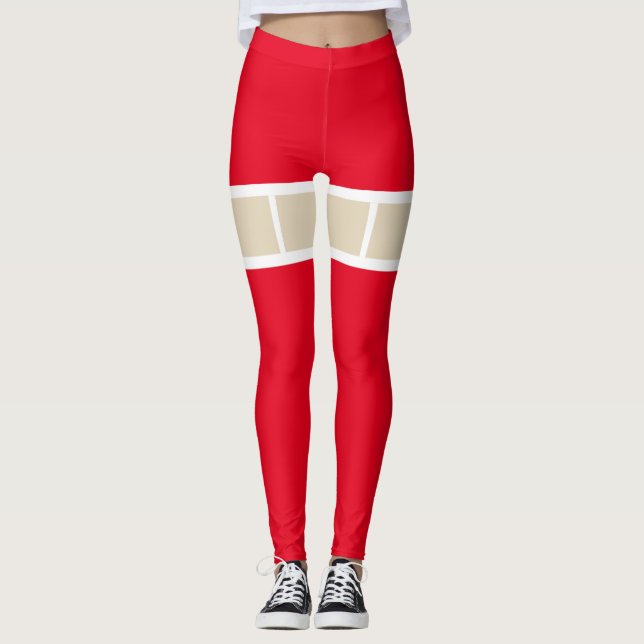 Navidades de Candy Cane de Holiday Sexy Elf Leggin (Anverso)