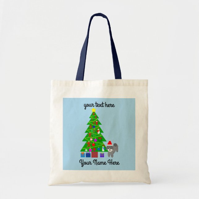 Navidades de cangrejo gris #5 Bolsa de tocado (Frente)