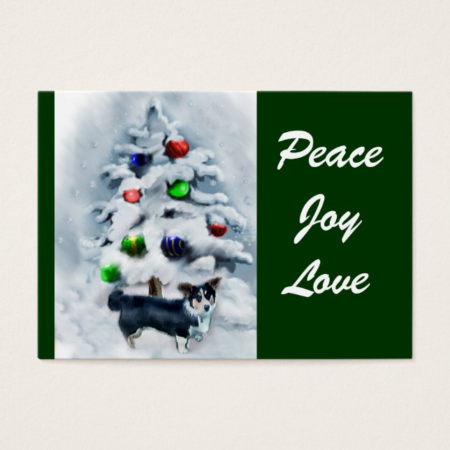 Navidades de Cardigan Welsh Corgi (Frente)