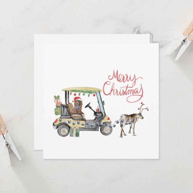 Navidades de carritos de golf (Anverso/Reverso In Situ)