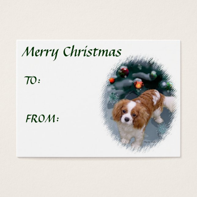 Navidades de Cavalier King Charles Spaniel (Frente)
