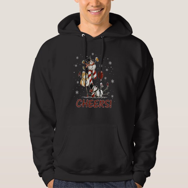 Navidades De Cerveza De Camisas De Snowman Sweater (Anverso)